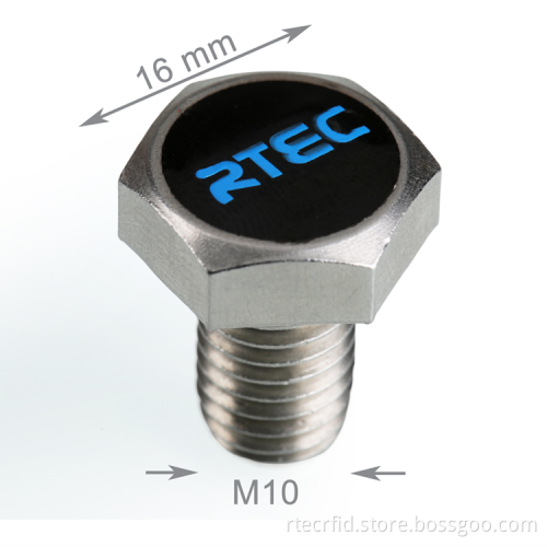 High-Temperature Resistant UHF RFID Tags for Equipment Management: Durable M10*16mm Anti-Metal Screws